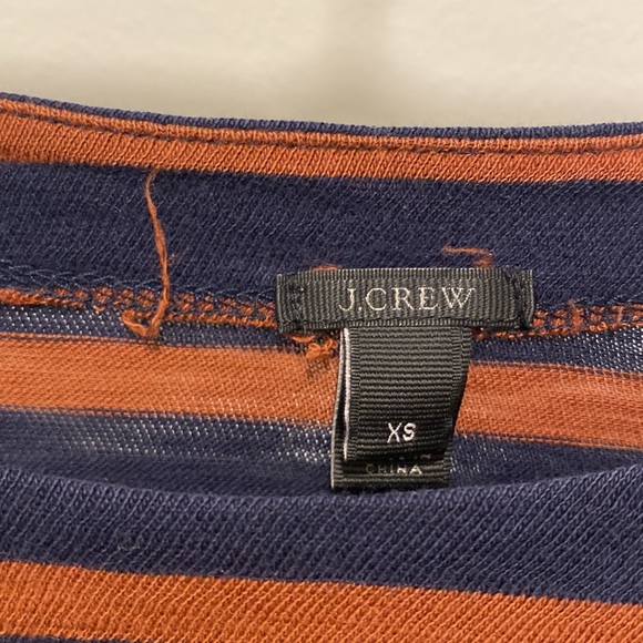 J.crew striped zipper long sleeve - Picture 3 of 6